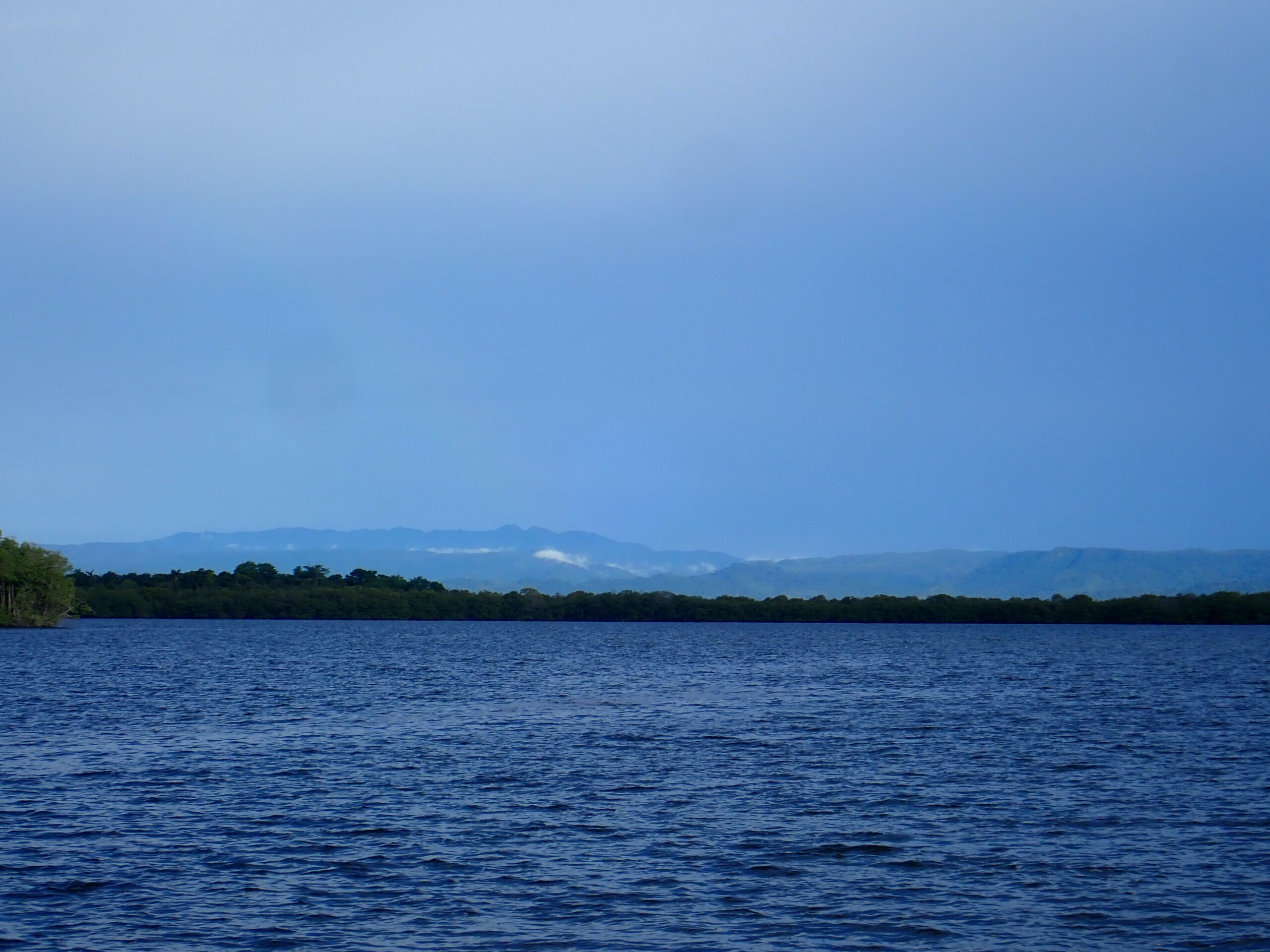 Maya Mountains from Bay's Edge Belize
